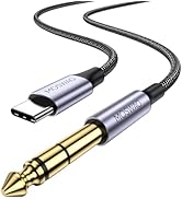 Amazon.com: MOSWAG USB C to 6.35mm 1/4 inch TRS Cable 3.28FT/1M